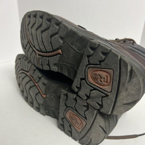 Timberland Pro Mens 6” Titan Waterproof Boot Brown Size 11W - Picture 5 of 6